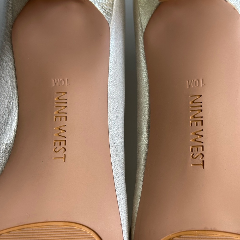Nine West Cream Flats for Women
